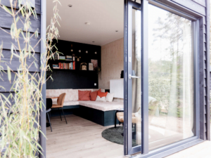 Moderne en sfeervolle tiny house op de Veluwe met tuin en privacy